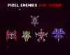 Pixel Enemies for SHMUP