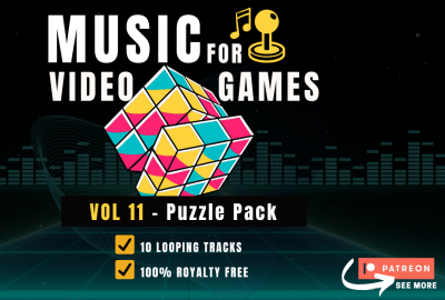 10 Looping Chiptune tracks for PUZZLE GAMES