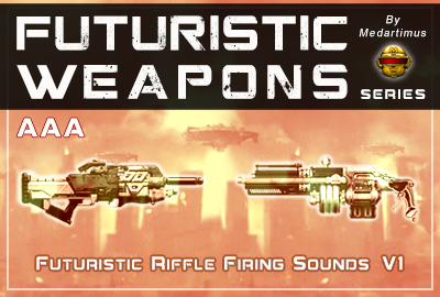 Futuristic Rifle Firing V1