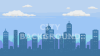 2D Pixel Art City Backgrounds Pack 