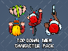 Top down men character pack