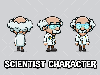 Scientist character 