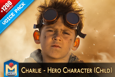 Charlie - Child Hero Character Voice Pack