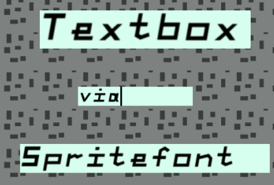 Textbox via Spritefont