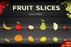 Fruit game items and Fruit slices - Graphics