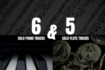 Solo Piano and Flute Tracks