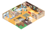 Interior Assets Buildings for Isometric Games 