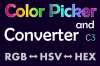 HSV RGB System and Custom Color Picker/Converter for Construct 3