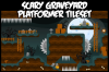 Scary Graveyard - Platformer Tileset