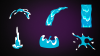 Water splashes sprite effects 