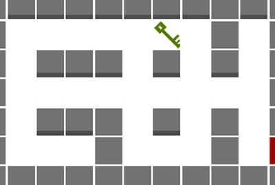 Random Maze Gen. with Door & Key