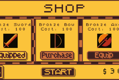 Array Based Shop and Inventory (C3/C2)