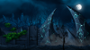 Dark fantasy background 