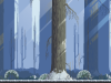 Pixel Art Snowy Forest 