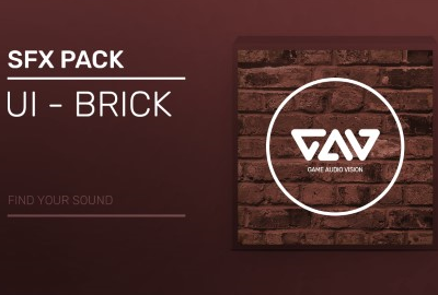 UI Brick sound effect pack