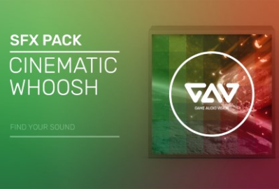 Cinematic whoosh sound effect pack