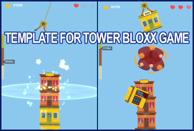 Template for Tower Bloxx game