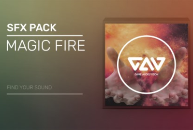 Magic fire sound effect pack