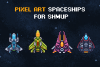 Pixel Art Spaceships for SHMUP 