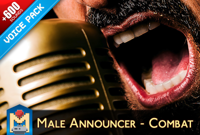 Combat Game Male Voice Announcer Pack