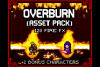 [ASSET PACK] OVERBURN [PIXEL ART FX & CHARACTERS] 