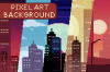 2D Pixel Art City Backgrounds Pack