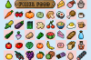 2D Pixel Food Pack Retro