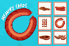 Processed Meat Memory Cards Game 