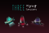 Graphic - Three Flying Saucers