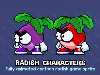 Radish game sprite 