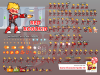 Red Robokid Game Sprites 