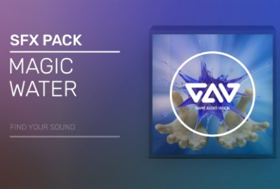 Magic water sound effect pack