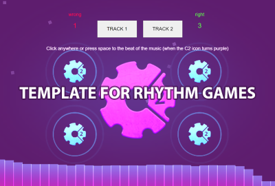 Template for rhythm games