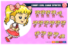 Candy Girl Game Sprites