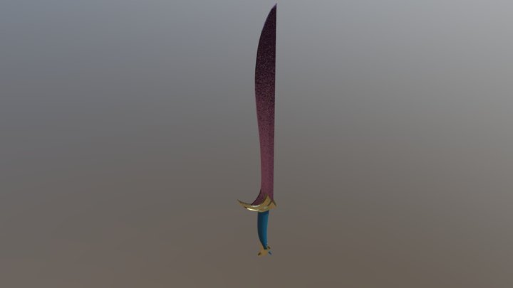 Modeled Sword (Painted)